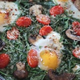 Baked Spinach and Ricotta Eggs
