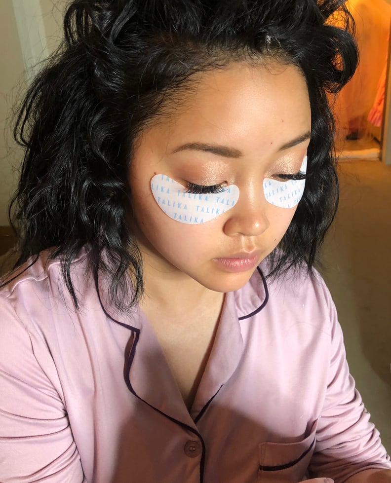 Lana Condor Getting Ready For the Met Gala