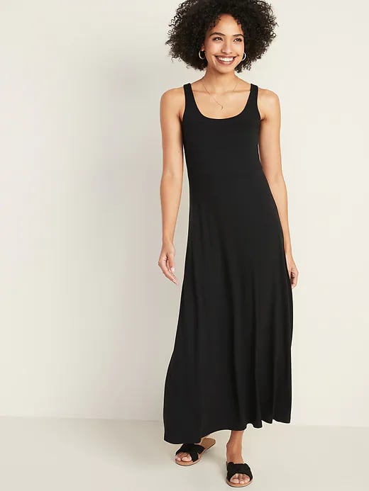 Old Navy Scoop-Neck Fit and Flare Maxi Dress