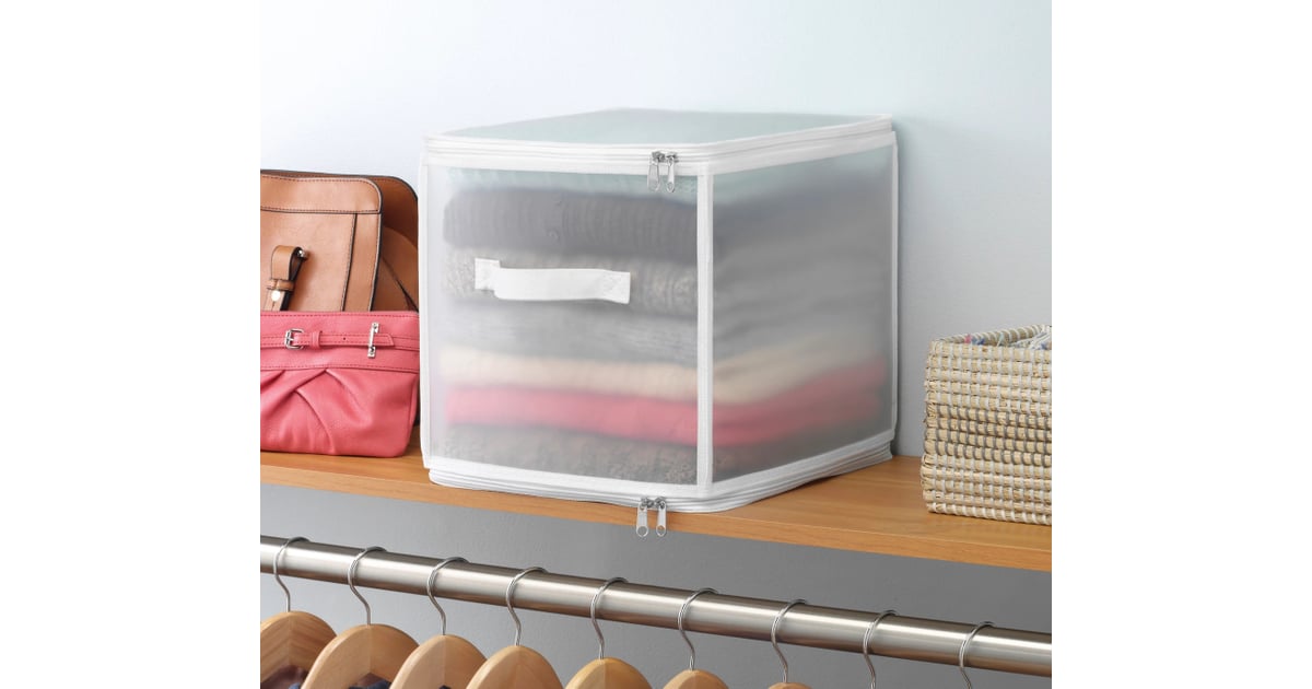 Whitmor Collapsible Zip Cube Clothing Storage Boxes Ways to Organize