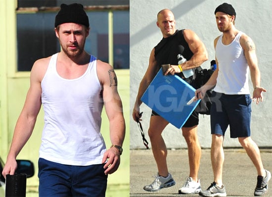 Ryan Gosling Hits The Gym Popsugar Celebrity 