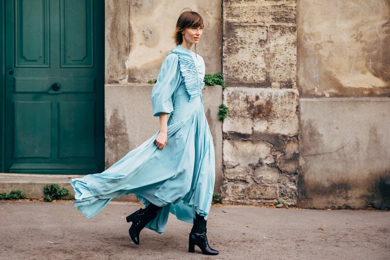 Work a Romantic Prairie Dress With Buckled Boots