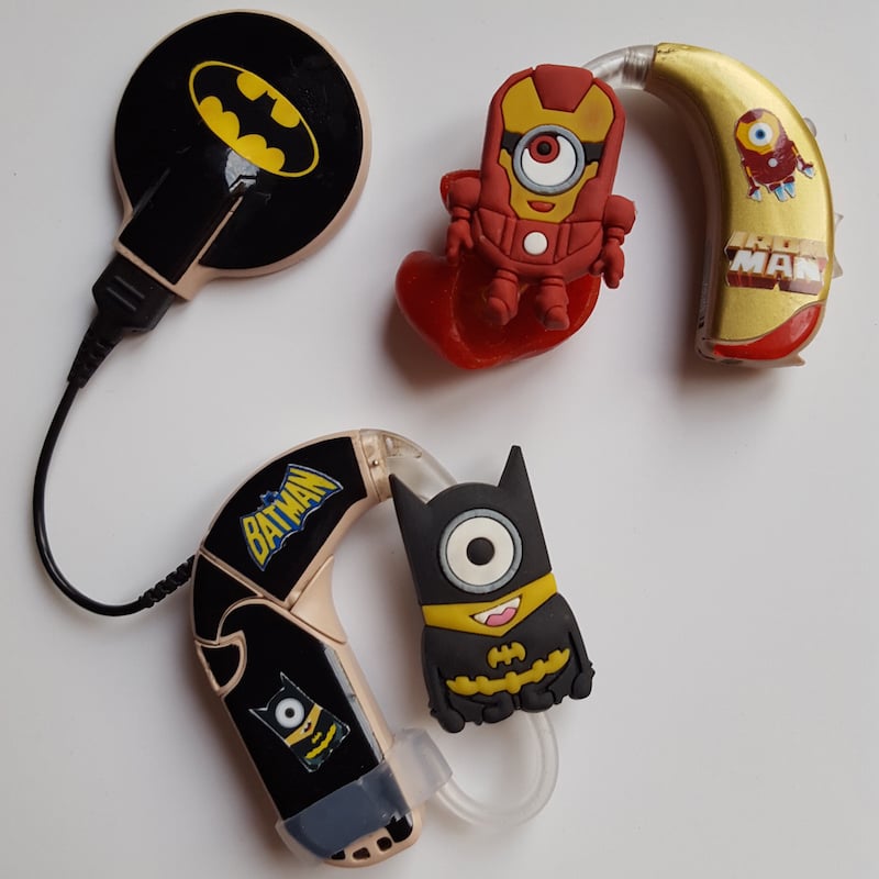 Mom Creates Superhero Hearing Aids For Son