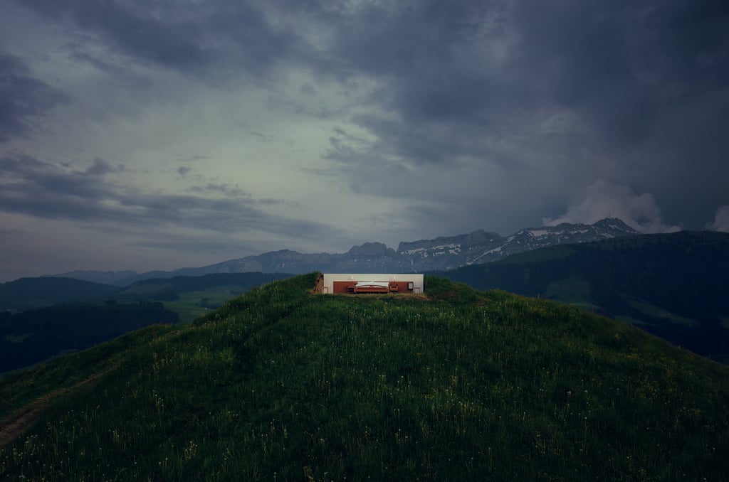 Open-Air Hotel Room in Switzerland