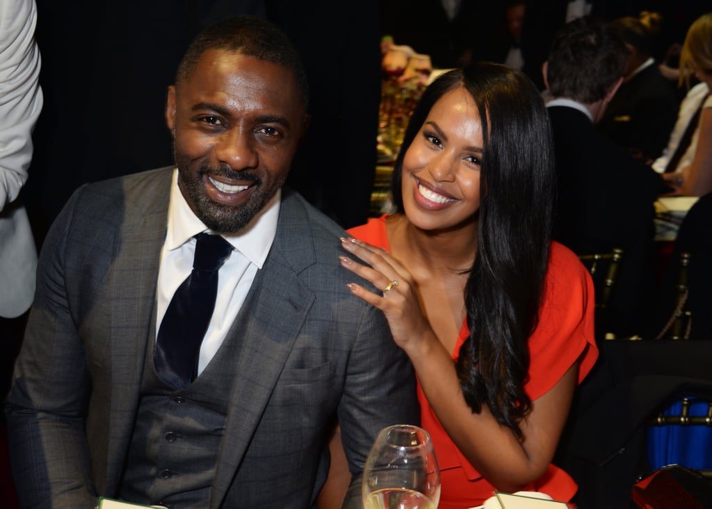 Idris Elba and Family at the Evening Standard Awards