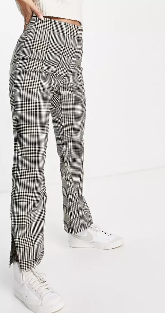 Topshop Gingham Check Skinny Pants in Multi ($67)