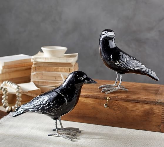 Ceramic Crow Object