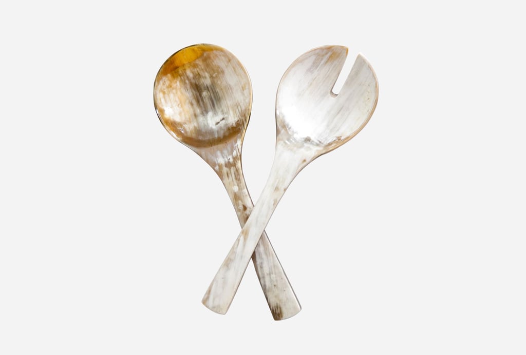 Cow Horn Serving Spoons