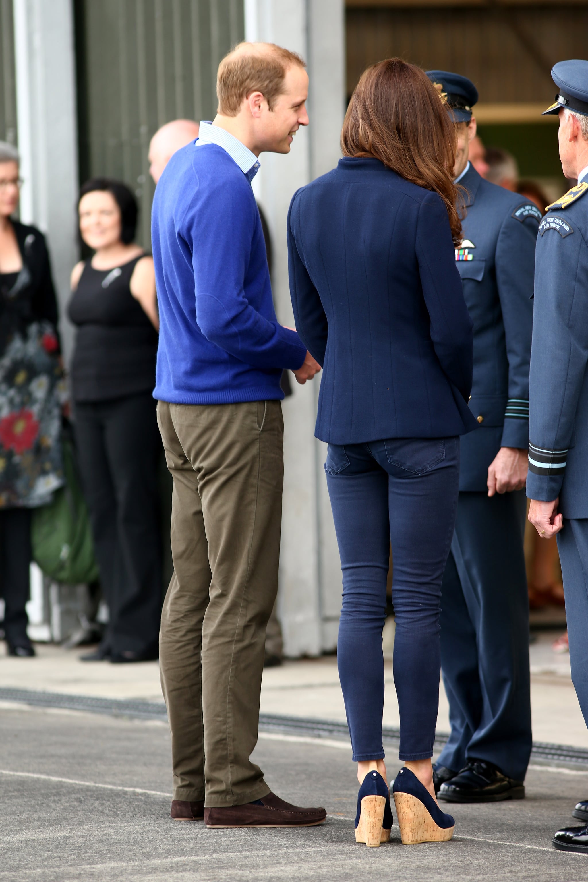 Prince William And Kate Middleton Casual In Auckland Popsugar