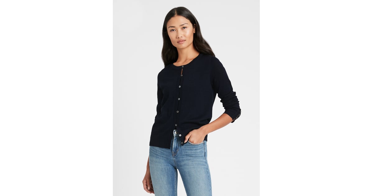 Banana republic blue sale cardigan