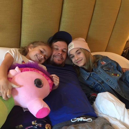 Mark Wahlberg Instagram Photo With Daughters January 2017
