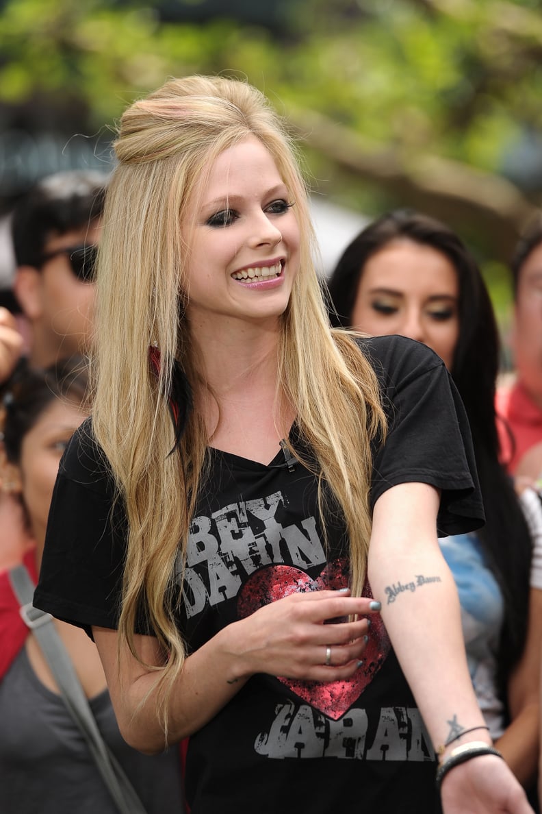 Avril Lavigne’s “Abbey Dawn” Tattoo