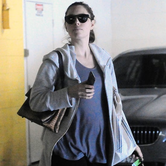 Pregnant Jessica Biel Leaving Office in LA 2015