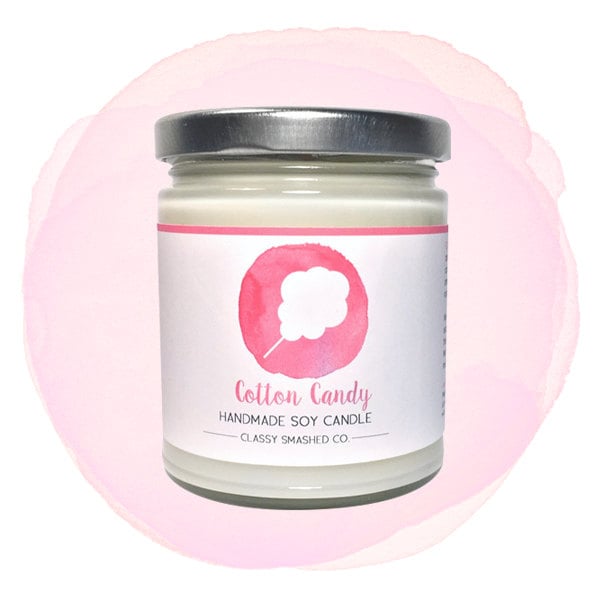 Cotton candy candle ($12)
