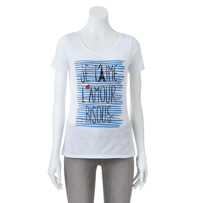 French Saying T-Shirts Fashion POPSUGAR | Shopping 