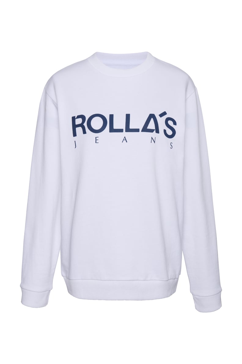 Rolla's x Sofia Richie Vintage Logo Sweater in Vintage White