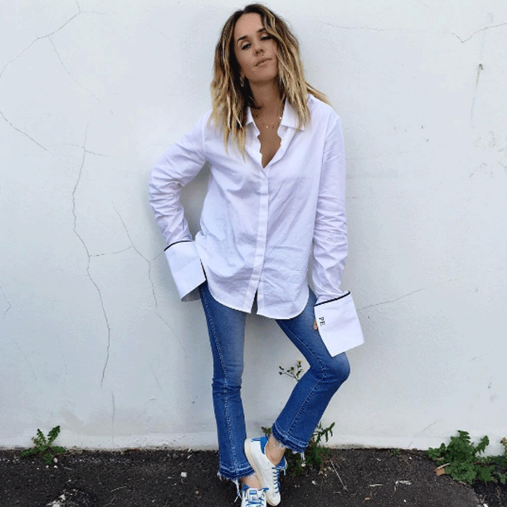 style an oversized shirt