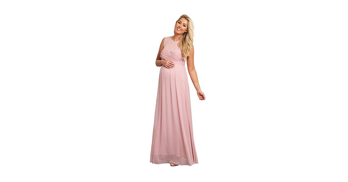 maternity mesh gown