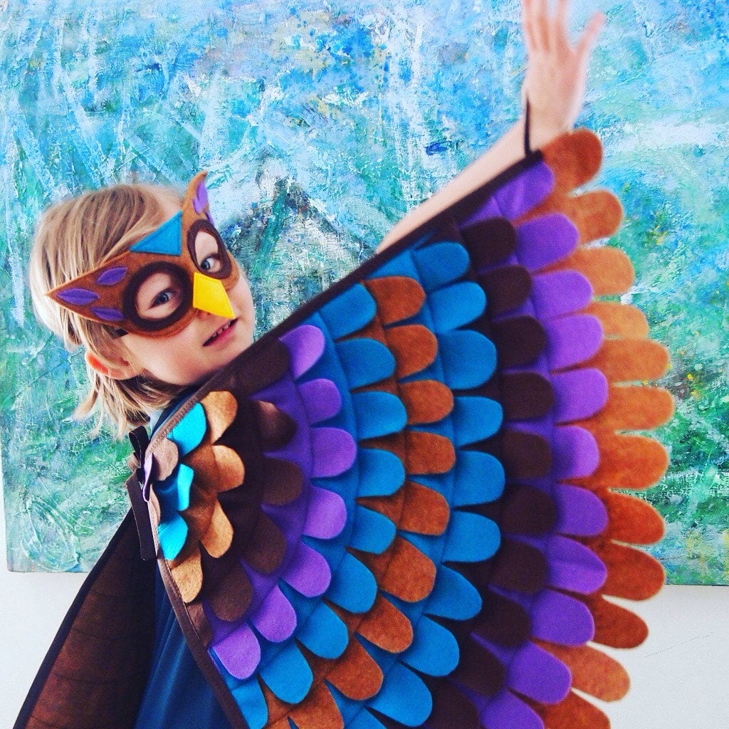 A Brown Feathered Owl