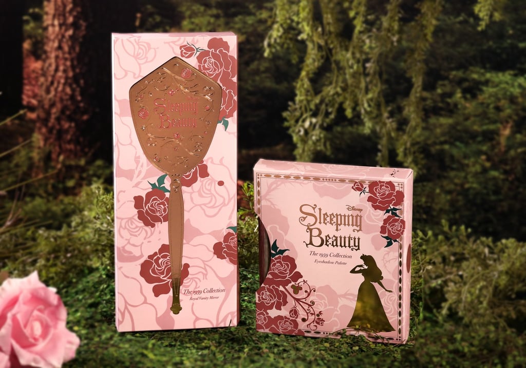 Bésame Cosmetics Sleeping Beauty Royal Vanity Mirror and 1959 Eye Shadow Palette Bundle