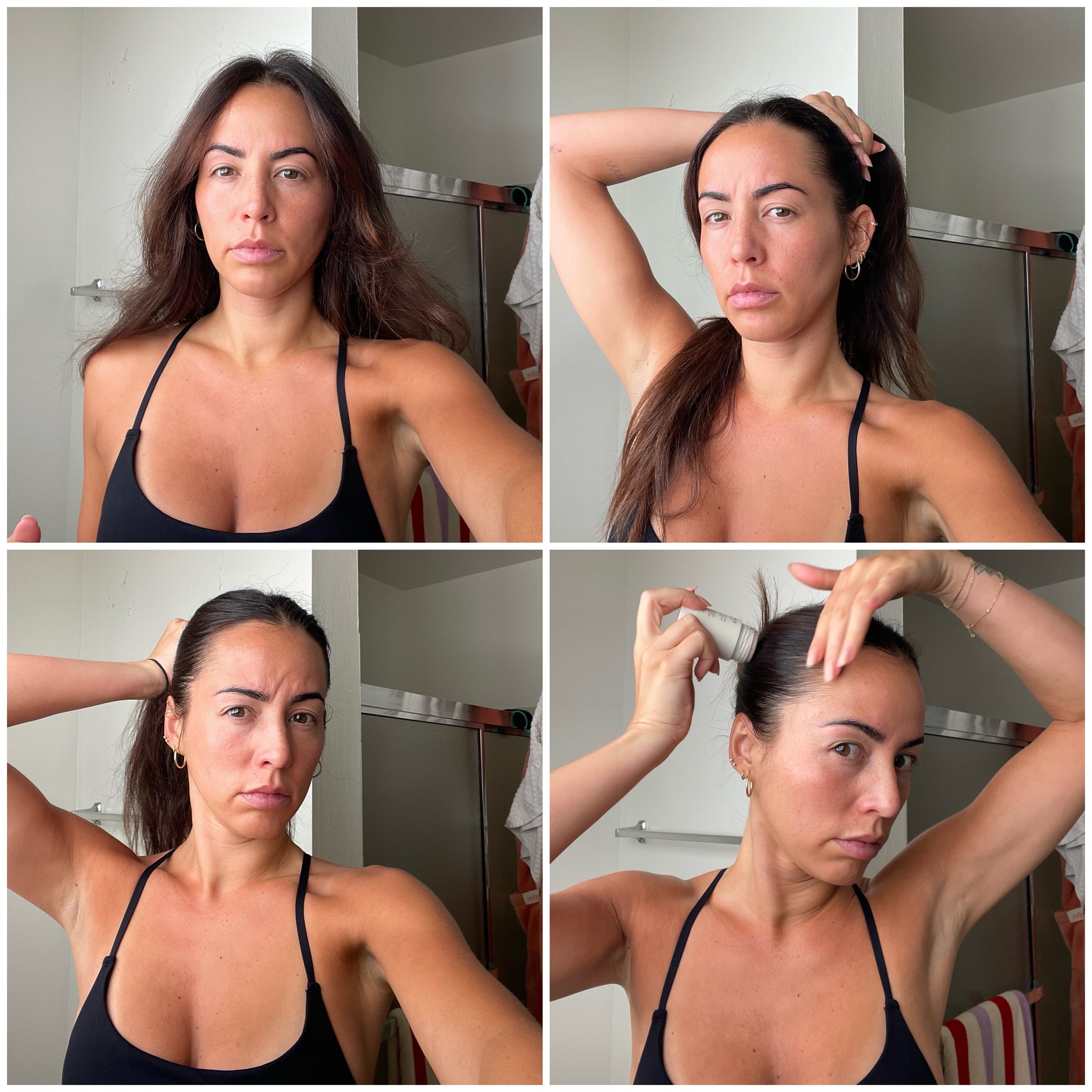 Double Ponytail Slick Back Bun Editor Experiment 