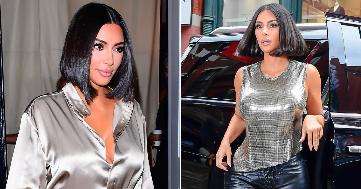Kim Kardashian's Short Bob Haircut Photos POPSUGAR Beauty