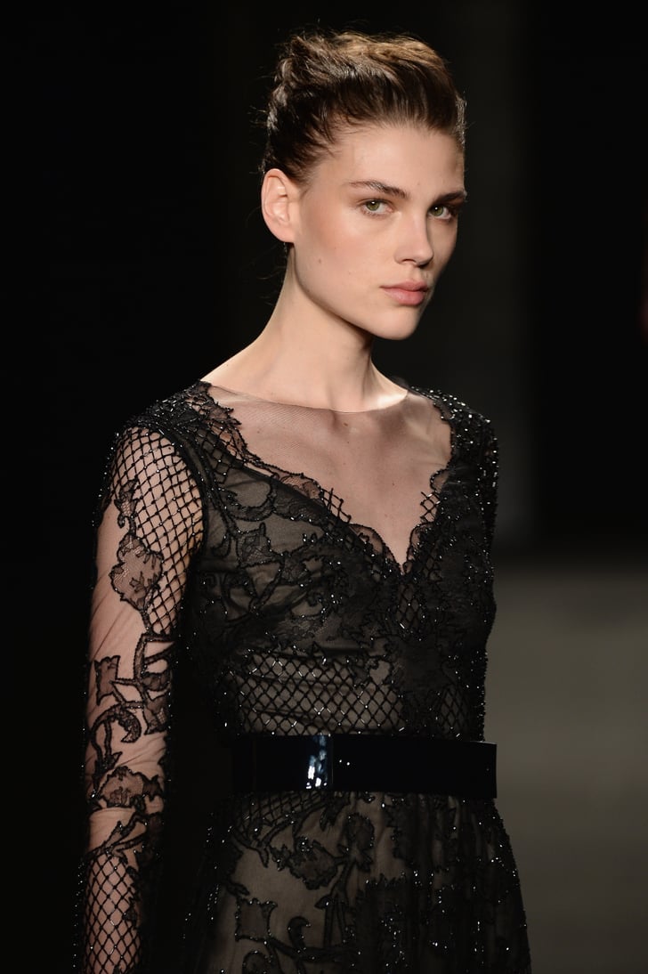 Monique Lhuillier Fall 2014 | Monique Lhuillier Fall 2014 Hair and ...