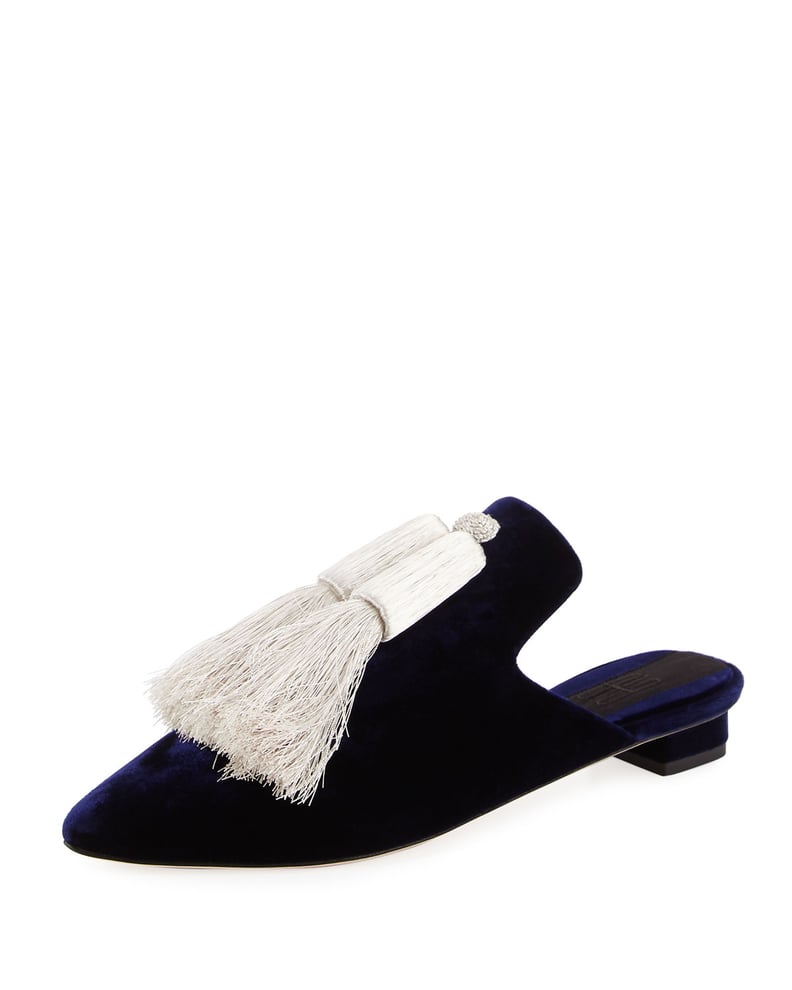 Sanayi313 Racine Velvet Tassel Slipper