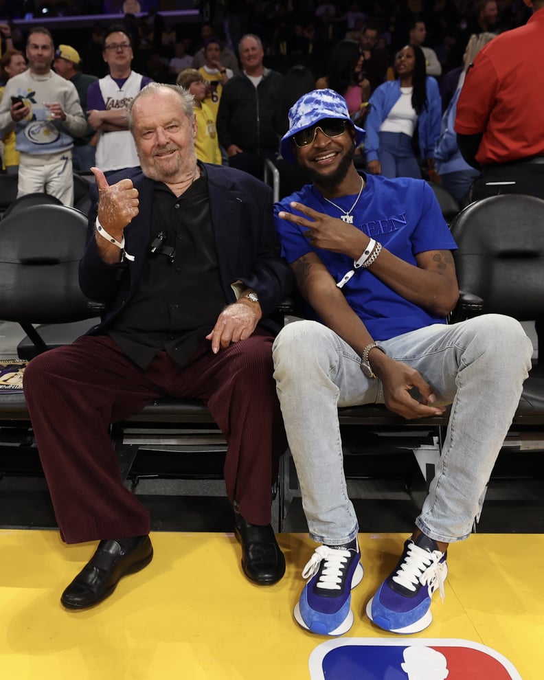 Jack Nicholson Makes Rare Public Appearance at Lakers Game POPSUGAR