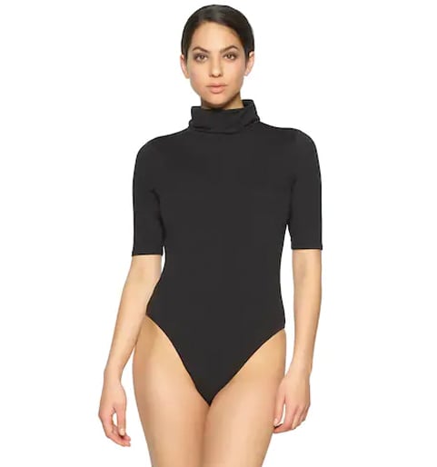 Velvet Turtleneck Bodysuit