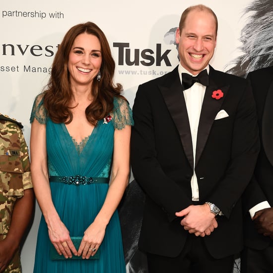 Prince William and Kate Middleton at the 2018 Tusk Awards