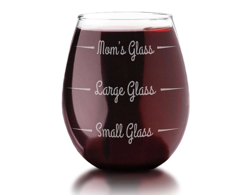 Personalized Mom's Engraved Glass