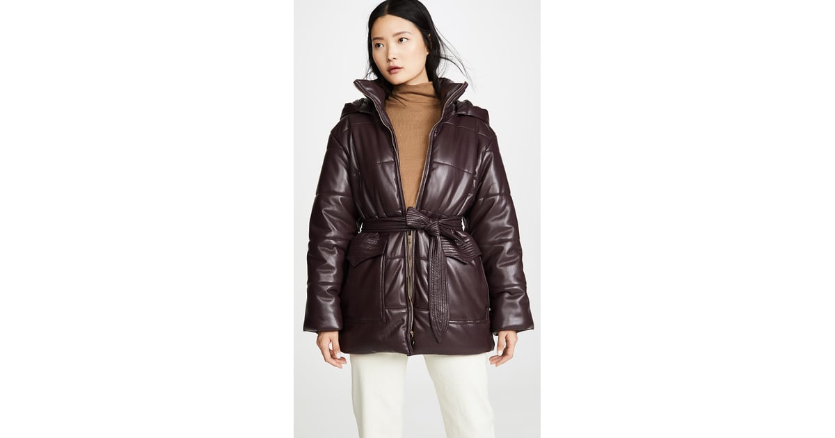 Nanushka Lenox Puffer Jacket With Belt 