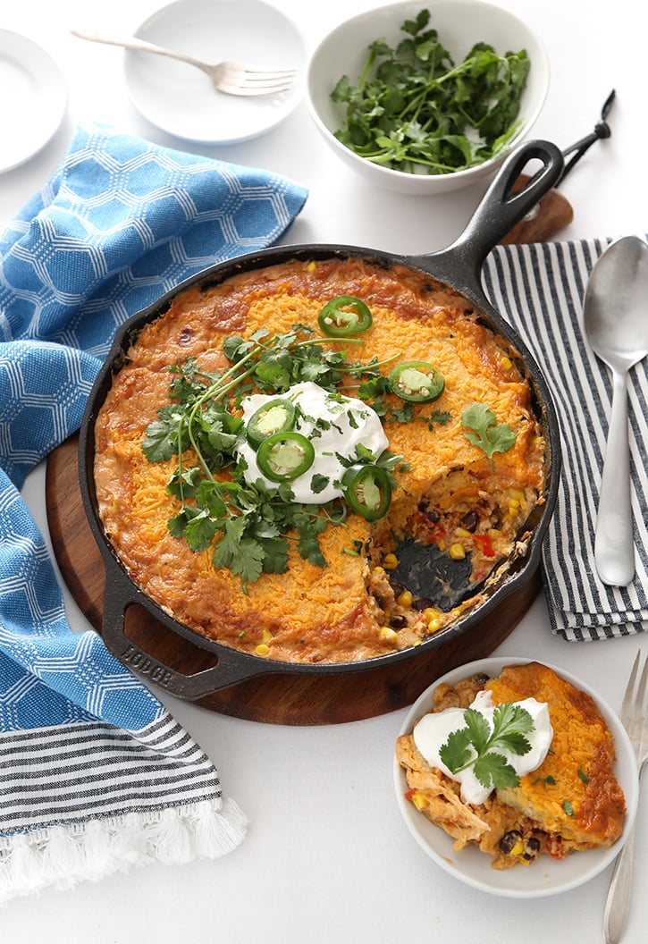 Spicy Southwest Chicken Cornbread