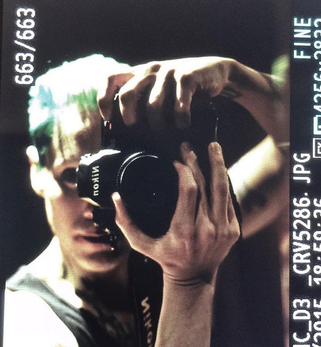 Jared Leto's Green Hair Selfie