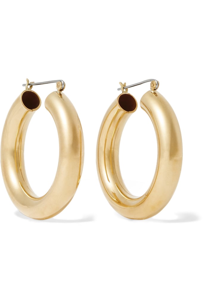 Laura Lombardi Gold-tone hoop earrings