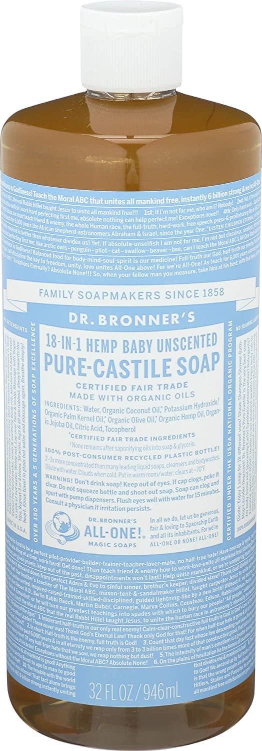 Dr. Bronner's PureCastile Liquid Soap Best Whole Foods Beauty