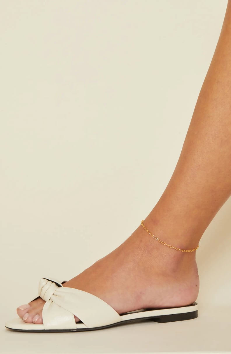 A Staple Anklet: BYCHARI Soho Chain Link Anklet