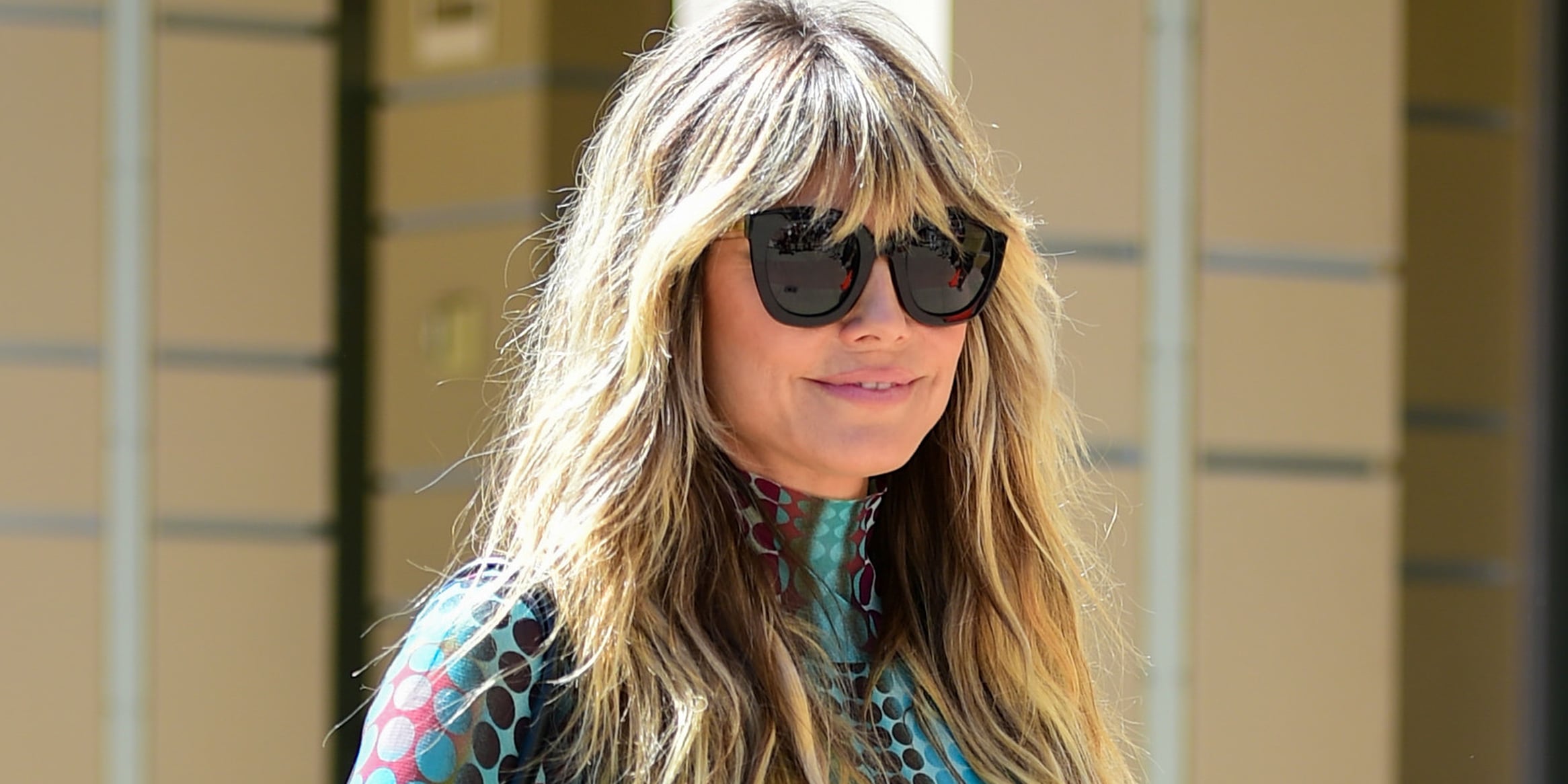 Heidi Klum's Jean Paul Gaultier Illusion Dress and Sandals - Vimarsana News
