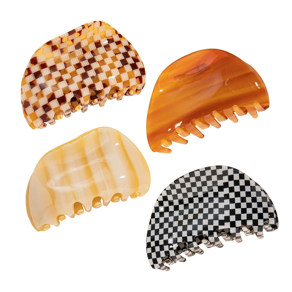 Toderoy Checker Claws Tortoise Clips