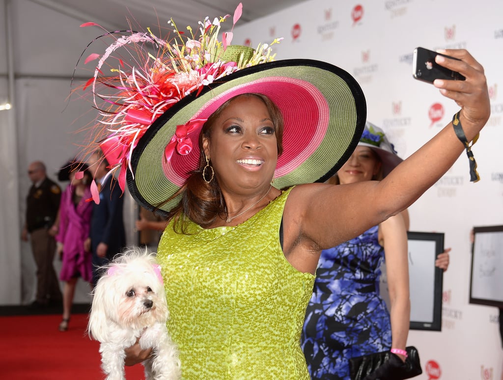 Star Jones took a selfie with her dog.