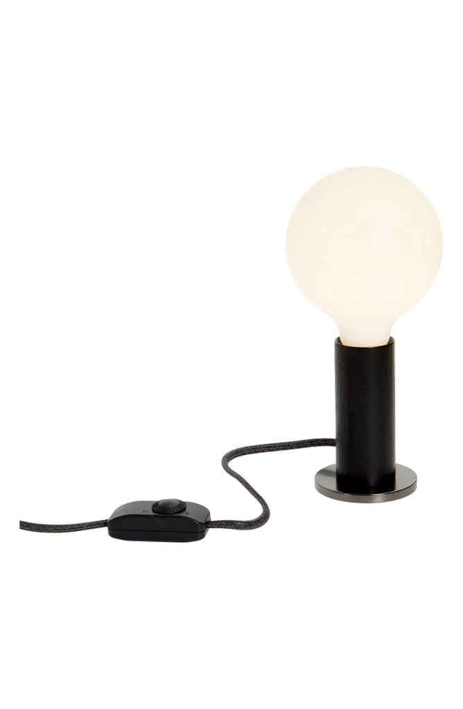 A Cool Light: Goode Tala Knuckle Table Lamp & Porcelain III Light Bulb
