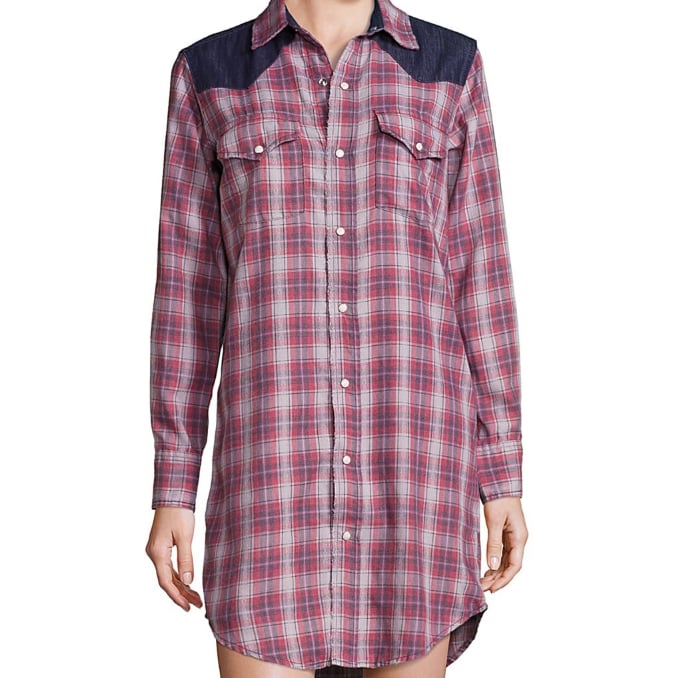 Current/Elliott Western Plaid Shirtdress ($248)