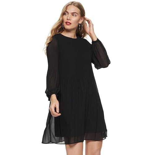 Nine West Crystal-Pleated Shift Dress | Ciara Is the Face of Nine West ...