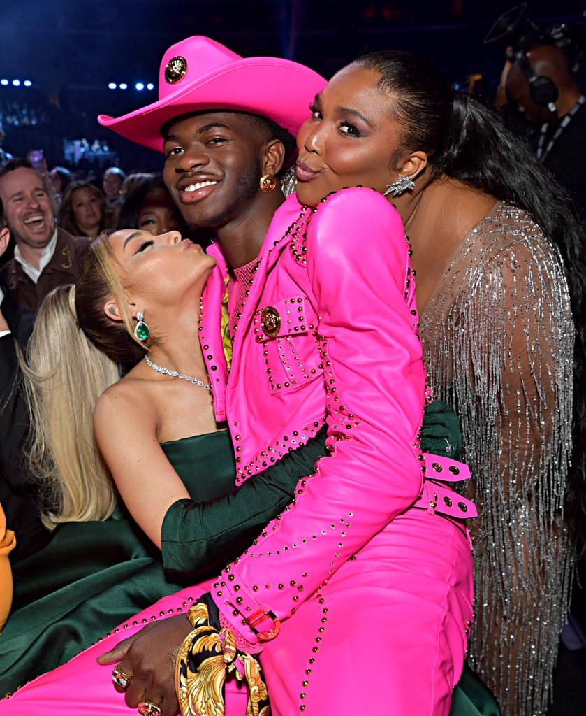 Lizzo and Lil Nas X at the 2020 Grammys