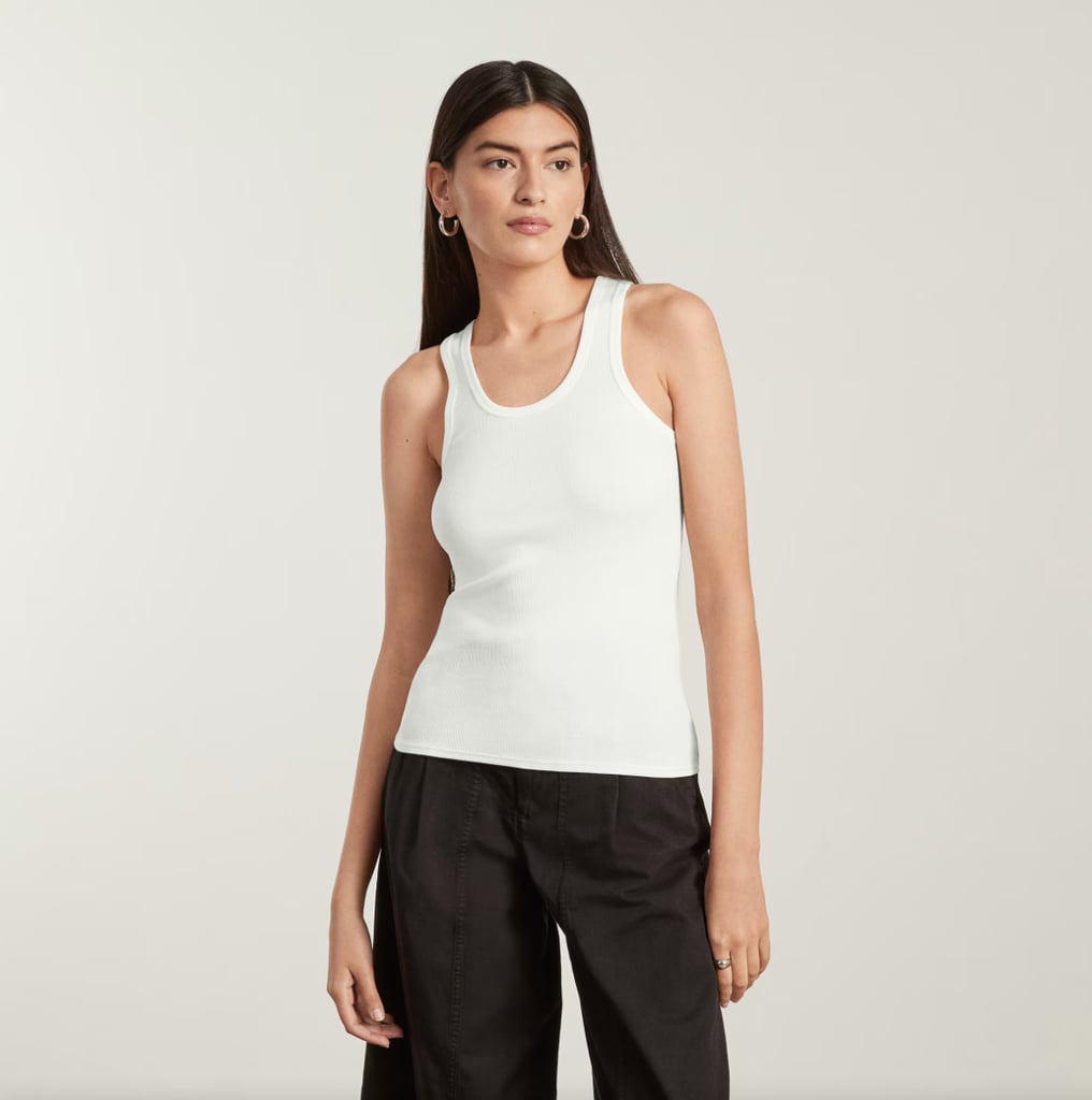 Everlane The Pima Micro-Rib U-neck Tank