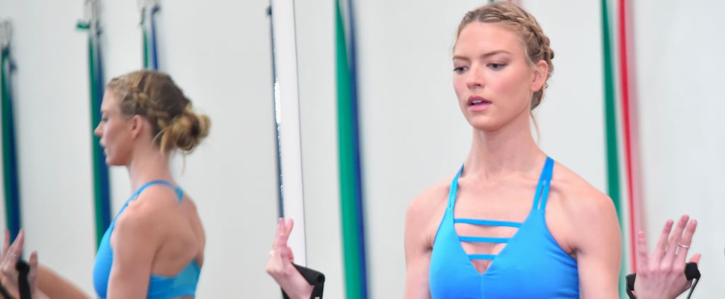 Karlie Kloss and Martha Hunt Workout
