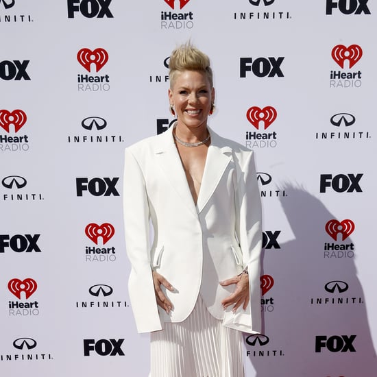Pink's Chrome French Manicure at the iHeartRadio Awards