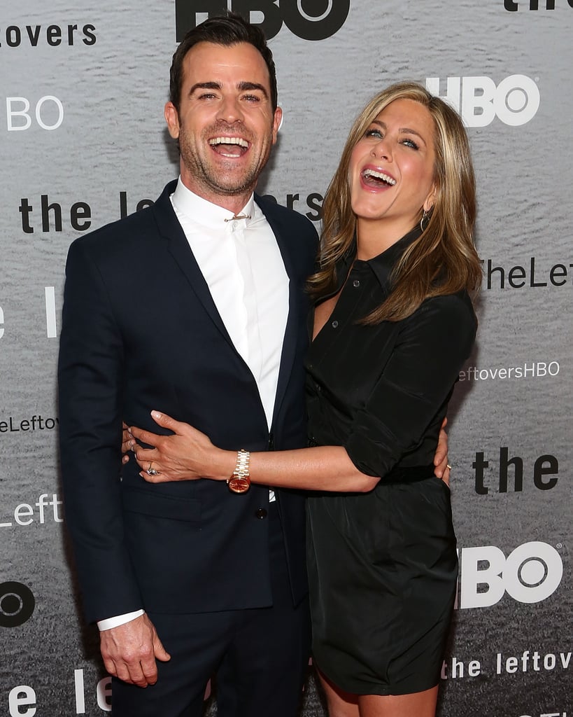 Justin and Jennifer flashed big smiles at The Leftovers' premiere in NYC in June 2014.