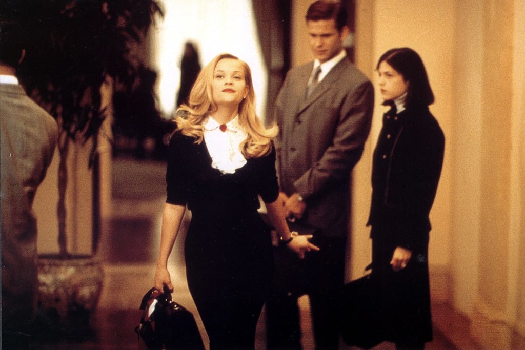 This Internship-Approved High-Neck Blouse and Red Brooch